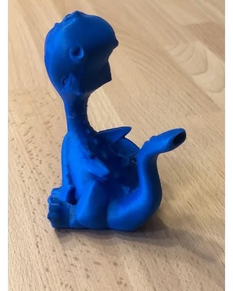 Silbato con forma de dragón bebé - Impresión y Regalos 3D