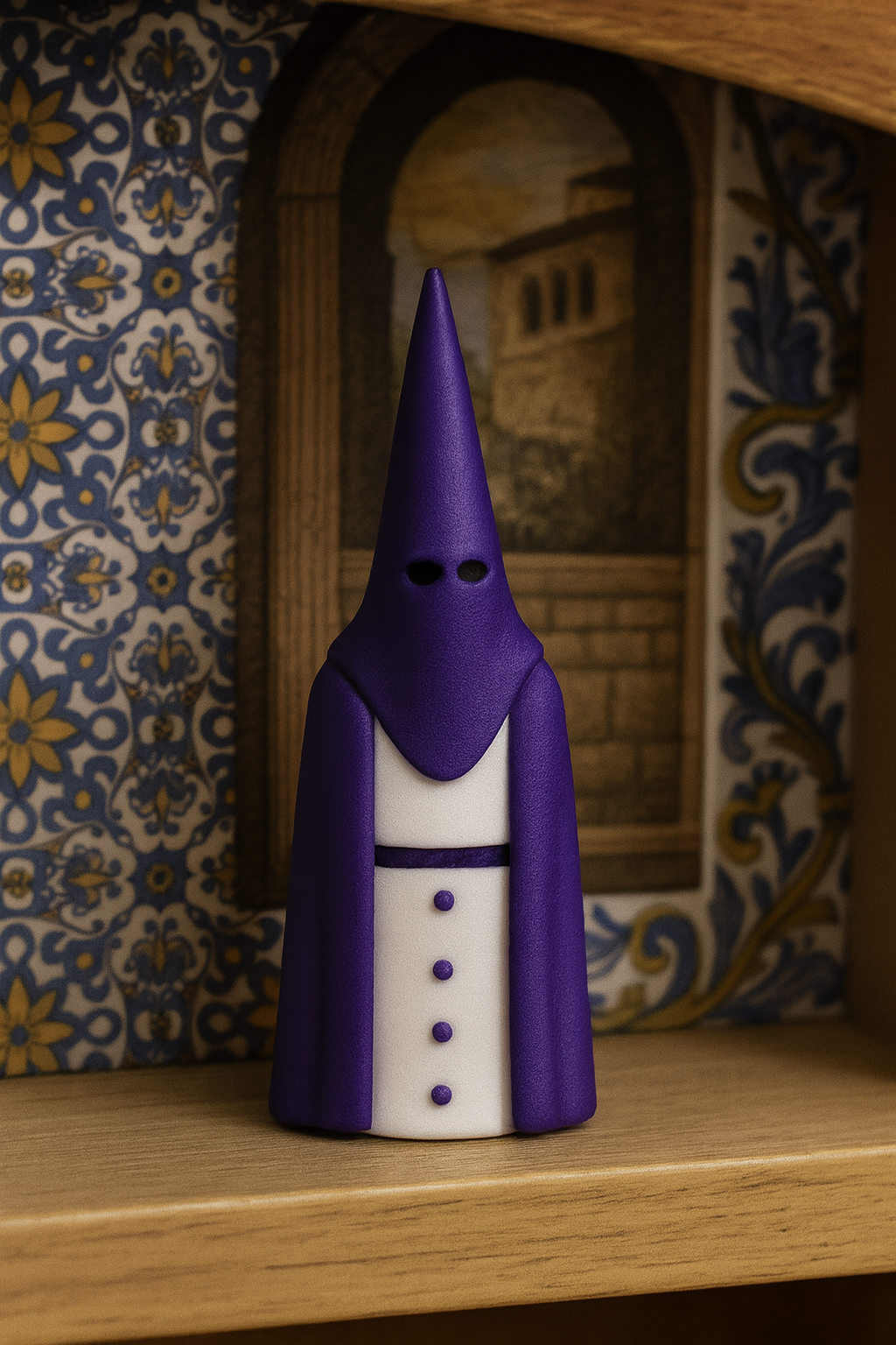 Mini Nazarenos CON CAPA 3D 3cm – Detalle Cofrade para Semana Santa | Packs de 15, 25, 50 y 100 Unidades