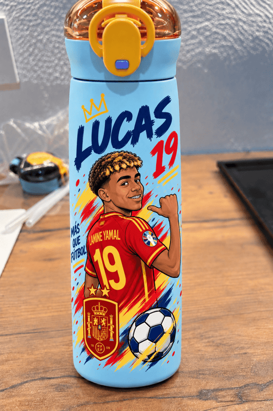 Botella térmica personalizada – Selección Española de Fútbol - Impresión y Regalos 3D