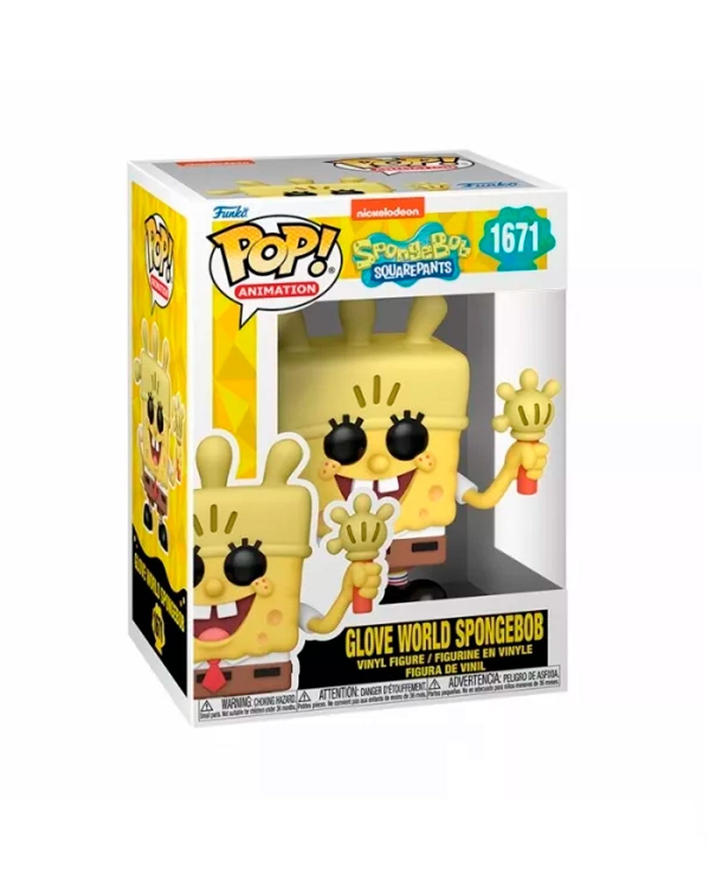 Funko Pop! - 1671 Spongebob w/ Glove Light