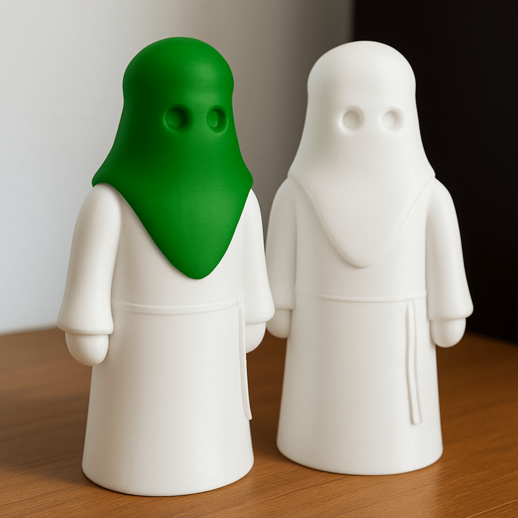 Mini Nazarenos VERDUGO 3D 5cm – Nazarenos Pequeños para Semana Santa | Packs de 15, 25, 50 y 100 Unidades - Impresión y Regalos 3D