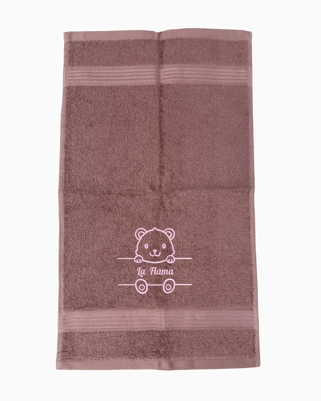 Toalla Bordada Personalizada Osito 30x50 cm
