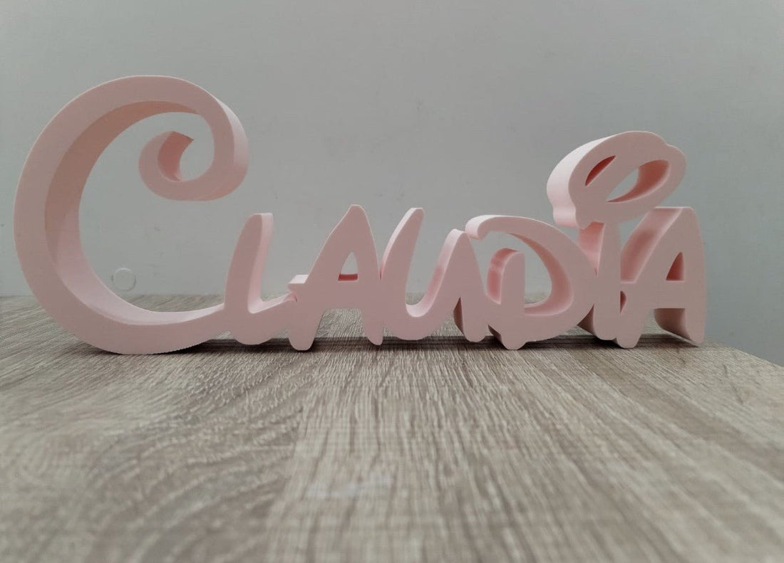 Letreros de Nombres en 3D Personalizados: Calidad y Estilo para tu Espacio - Impresión y Regalos 3D