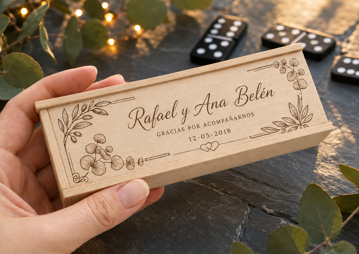 Dominó personalizado para Boda