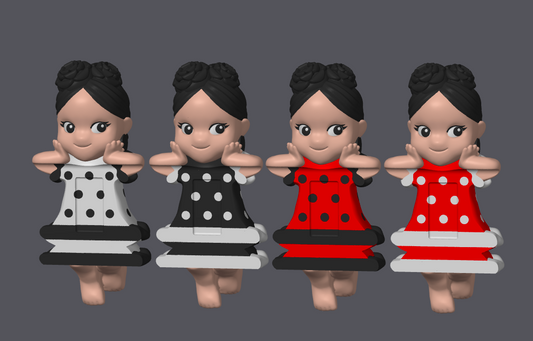 Figuras Adhesivas angel para movil tipo sevillanas gitanas flamenco