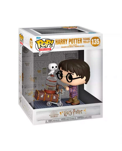 Funko POP! Deluxe Harry Potter Anniversary - Harry Pushing Trolley (135)
