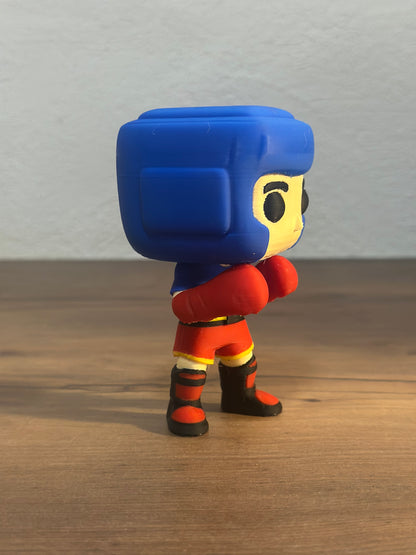 Muñeco mFigura personalizada estilo cabezón – Hecha en 3D a partir de tu foto miniatura personalizado