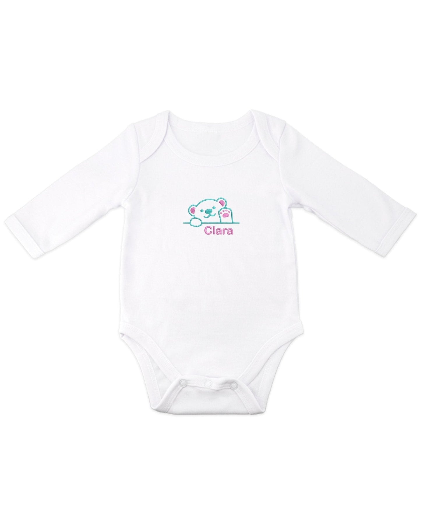 Body para bebé bordado con nombre personalizado