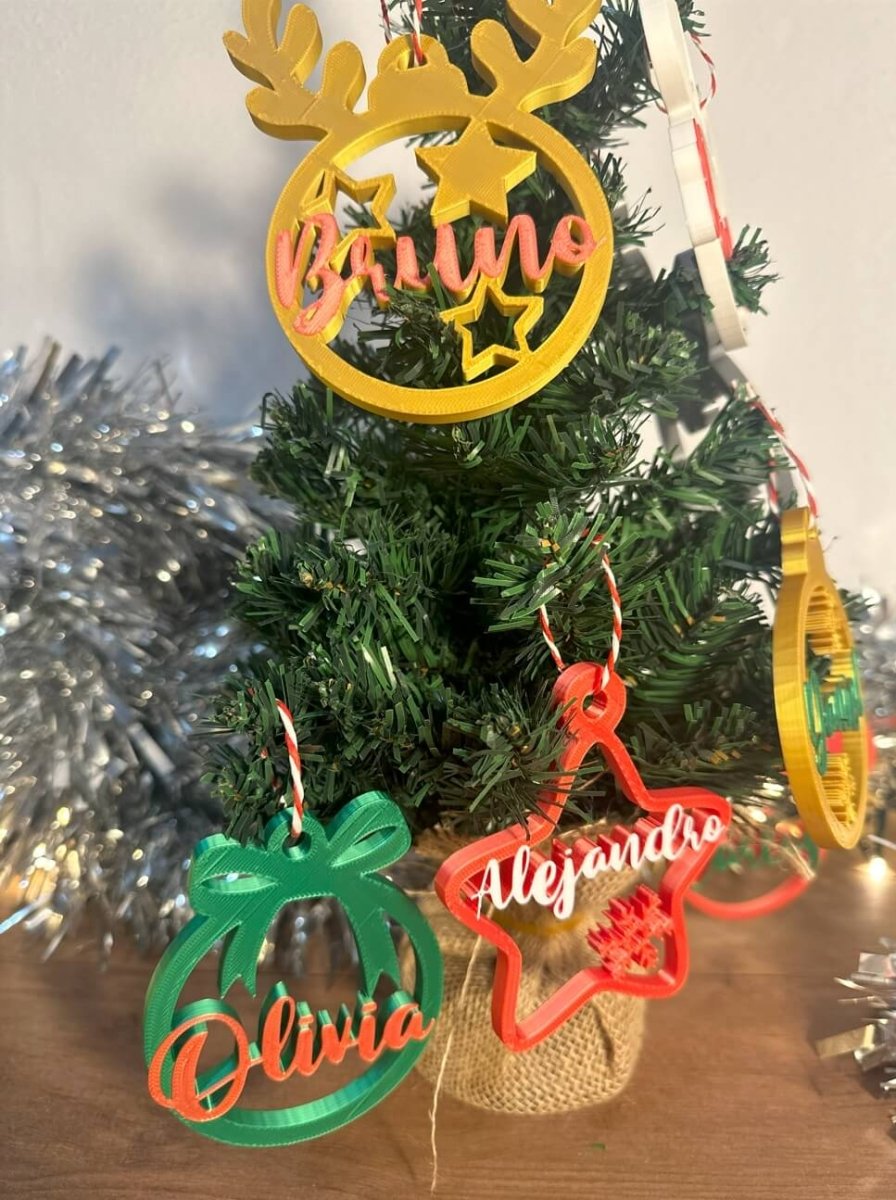 Bolas de Navidad Personalizadas - Impresión y Regalos 3D