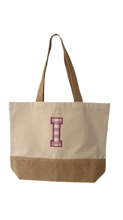 Bolsa de tela Personalizada con inicial bordada