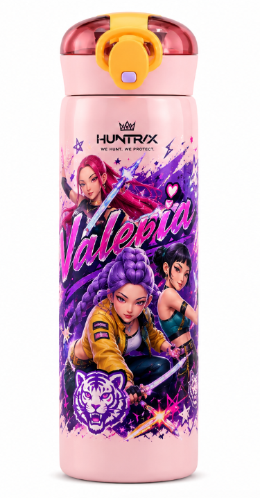 Botella térmica personalizada Huntrix y Saja Boys - Impresión y Regalos 3D