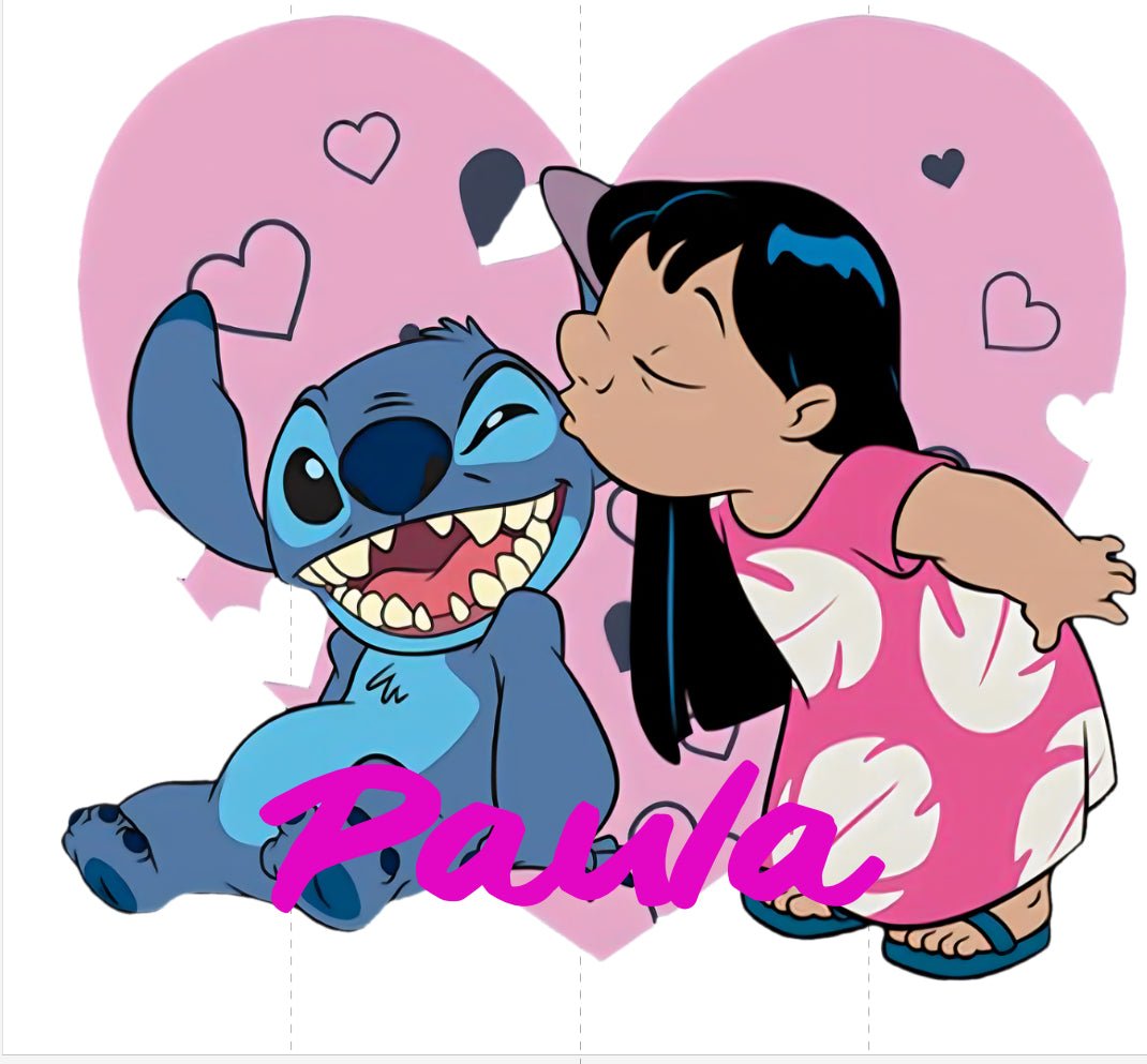 Botella térmica personalizada Lilo Stich - Impresión y Regalos 3D
