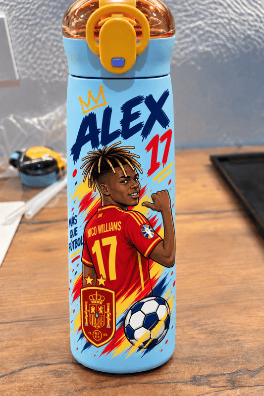 Botella térmica personalizada – Selección Española de Fútbol - Impresión y Regalos 3D