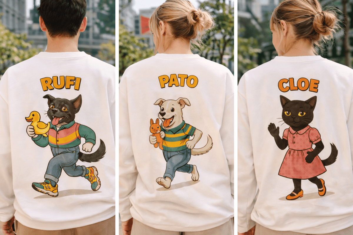 Camiseta personalizada con tu mascota - Impresión y Regalos 3D