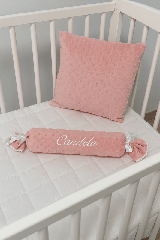 Cojín antivuelco bebé con nombre personalizado