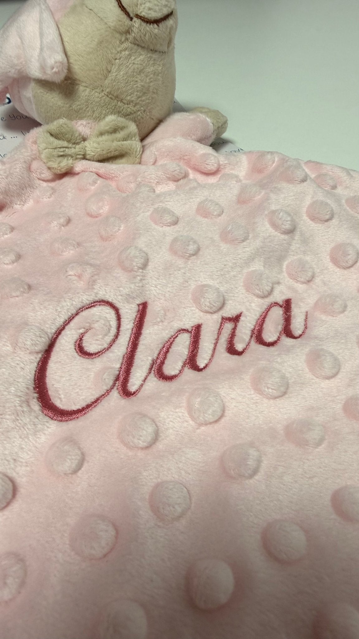 Doudu personalizado bordado con nombre