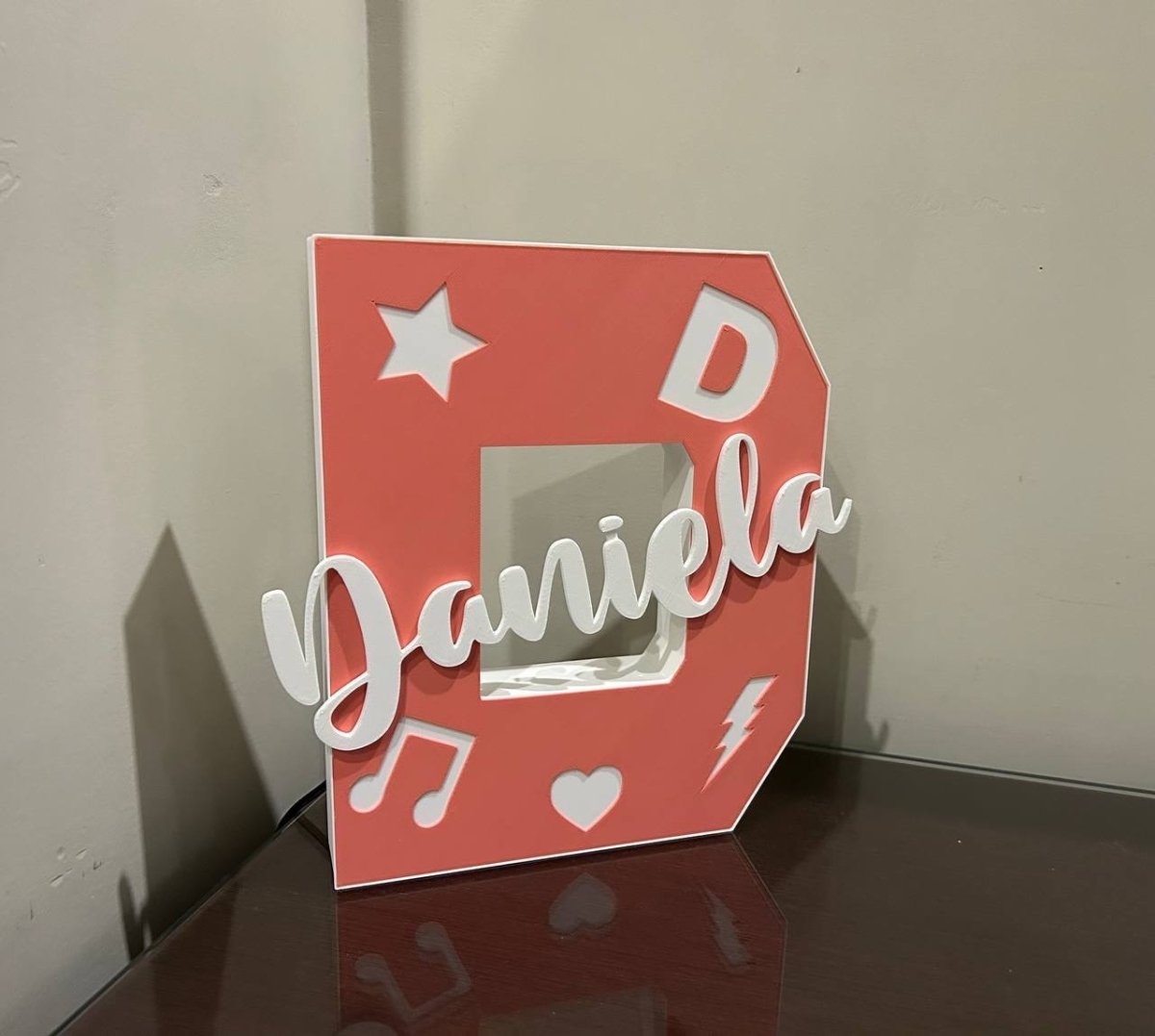 LAMPARA INICIAL Y NOMBRE - Impresión y Regalos 3D