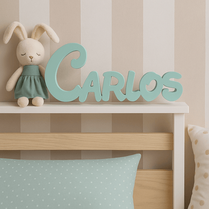 Letrero Nombre Personalizado - Impresión y Regalos 3D