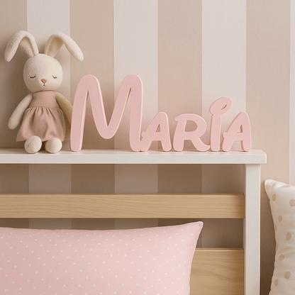 Letrero Nombre Personalizado - Impresión y Regalos 3D