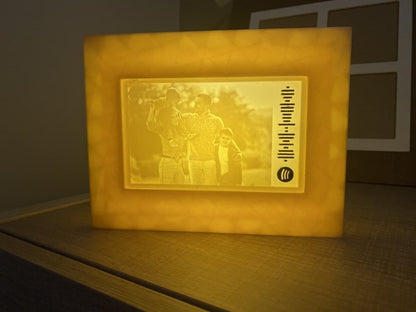 Marco de foto iluminado - Impresión y Regalos 3D