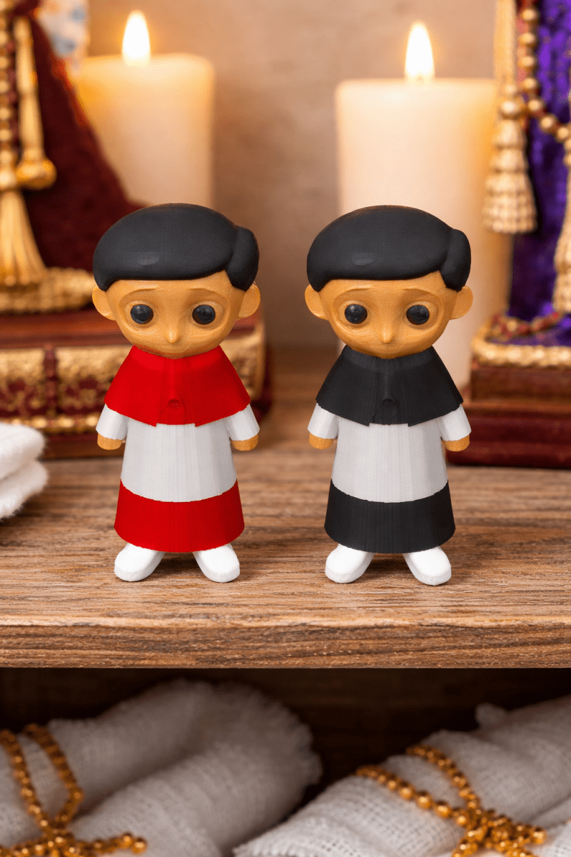 Mini MONAGUILLOS 3D 3cm – Detalle Cofrade para Semana Santa | Packs de 15, 25, 50 y 100 Unidades - Impresión y Regalos 3D