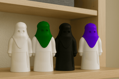 Mini Nazarenos VERDUGO 3D 9cm – Nazarenos Pequeños para Semana Santa | Packs de 15, 25, 50 y 100 Unidades - Impresión y Regalos 3D