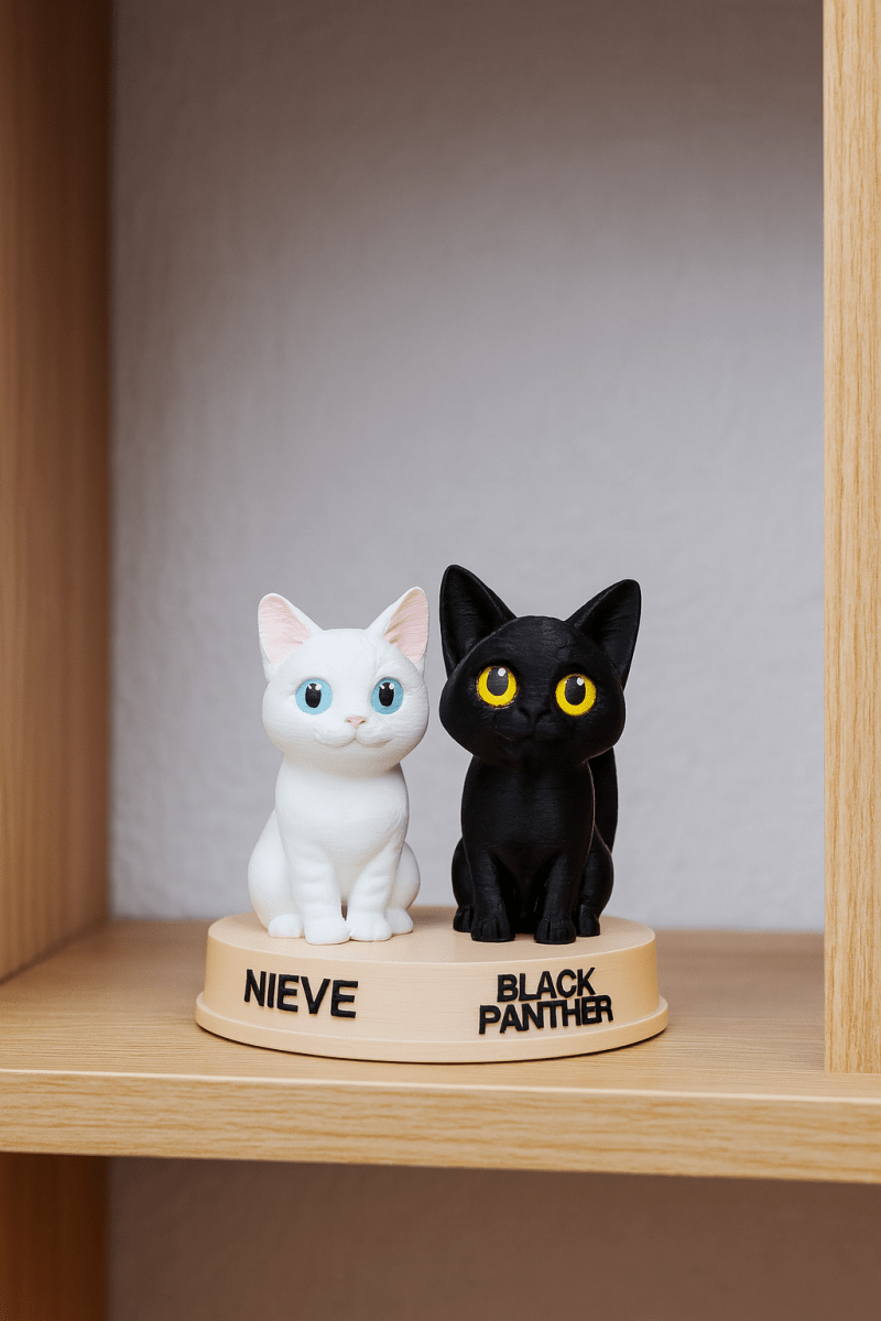 Muñecos mascota 3D Personalizados | Figura de tu mascota - Impresión y Regalos 3D