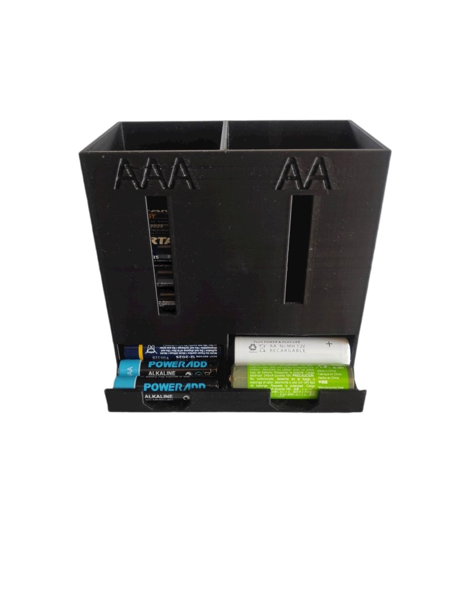 Organizador y dispensador pilas AAA y AA - Impresión y Regalos 3D