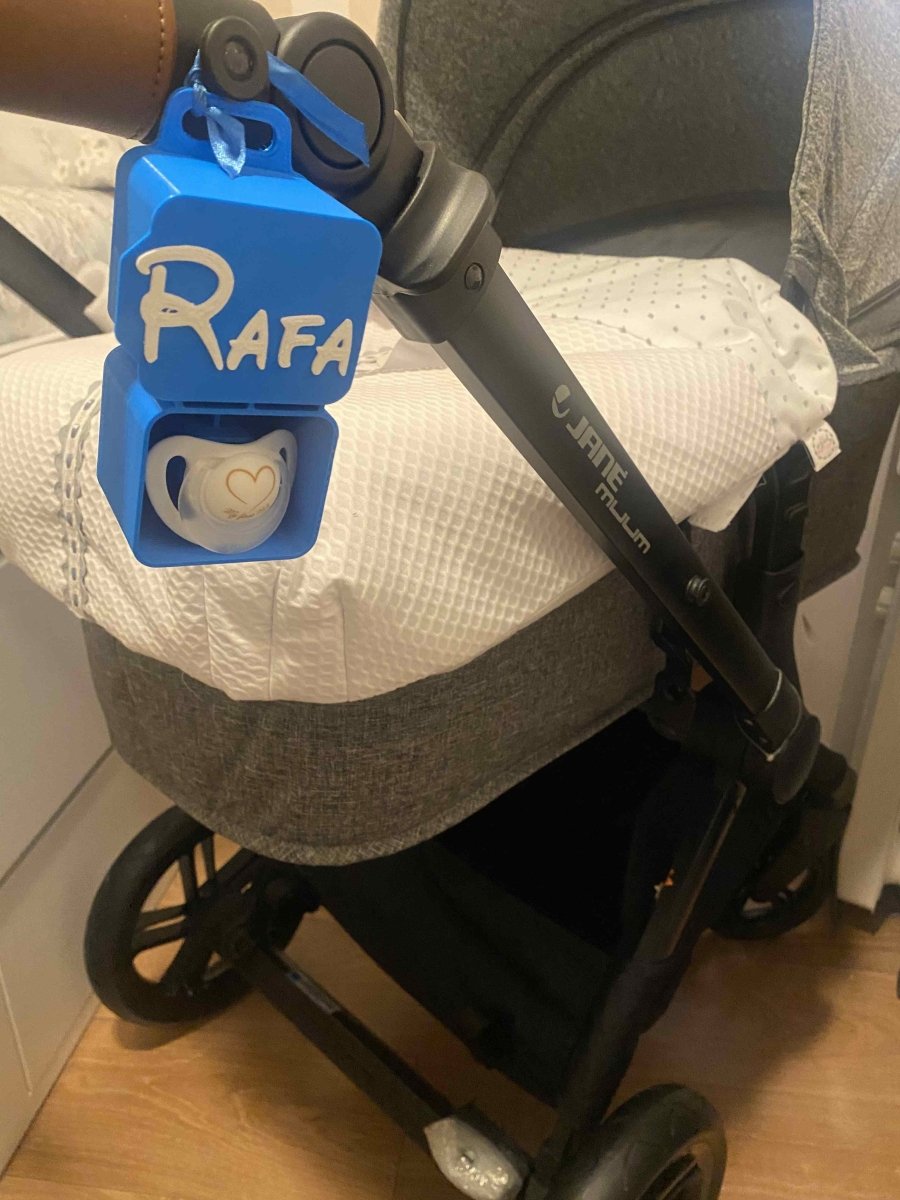 PORTACHUPETES PARA 2 CHUPETES PERSONALIZADO - Impresión y Regalos 3D
