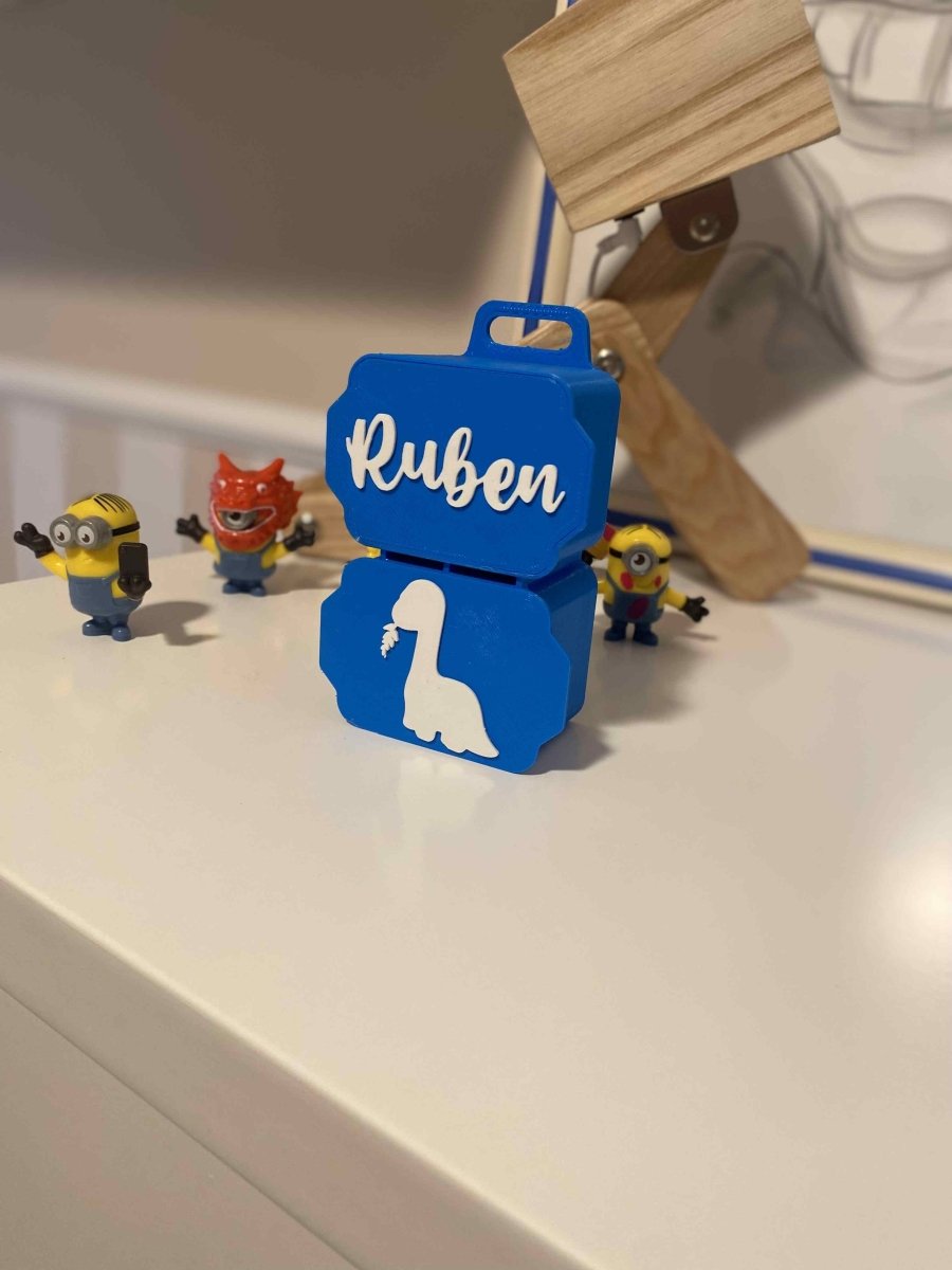 PORTACHUPETES PARA 2 CHUPETES PERSONALIZADO - Impresión y Regalos 3D