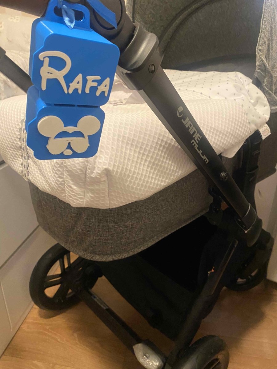 PORTACHUPETES PARA 2 CHUPETES PERSONALIZADO - Impresión y Regalos 3D