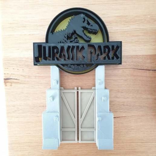 SOPORTE PARA AURICULARES JURASIK PARK - Impresión y Regalos 3D