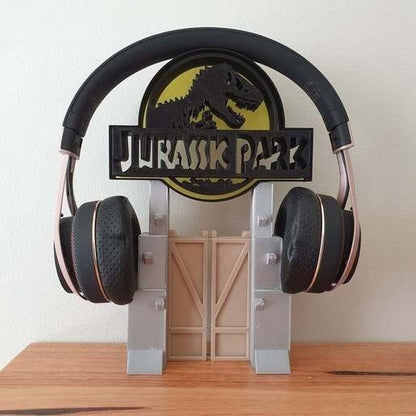SOPORTE PARA AURICULARES JURASIK PARK - Impresión y Regalos 3D