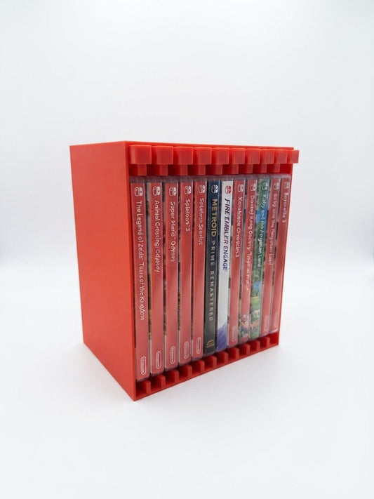 Soporte para Juegos Nintendo Switch – 10 Cartuchos - Impresión y Regalos 3D