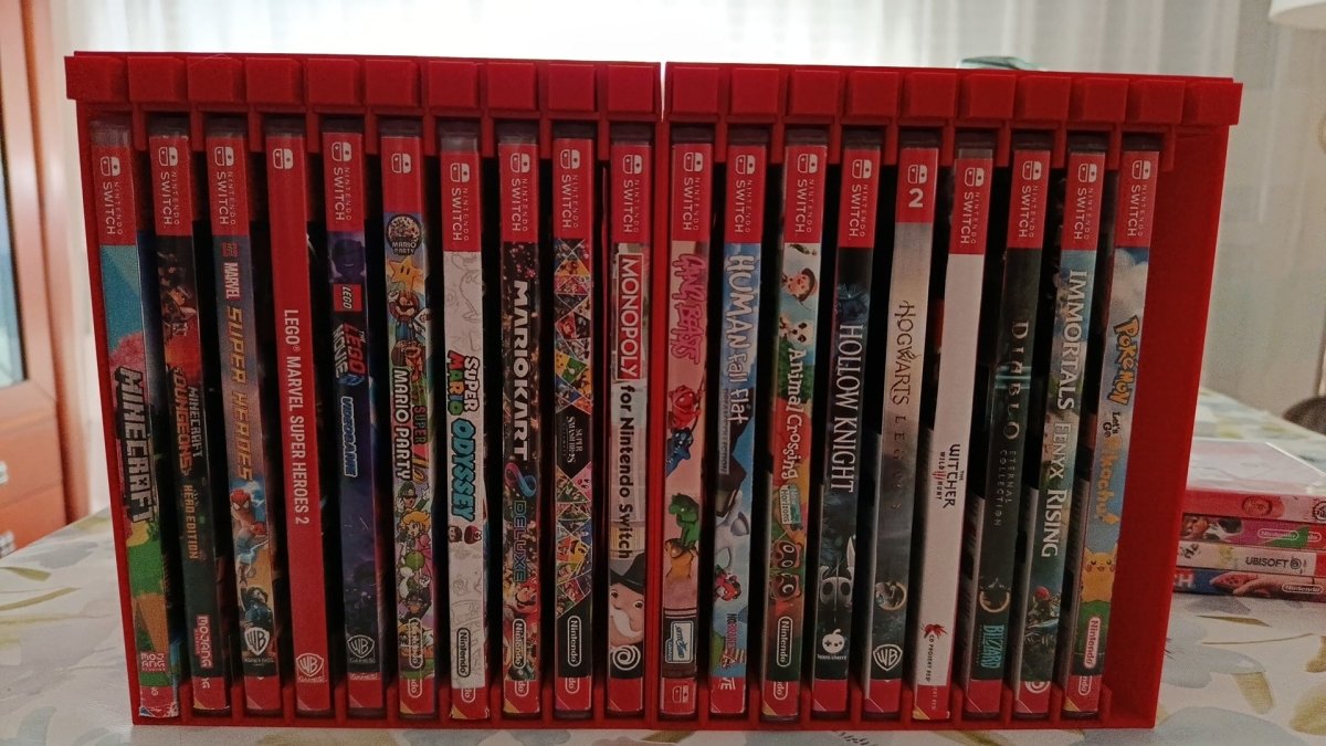 Soporte para Juegos Nintendo Switch – 10 Cartuchos - Impresión y Regalos 3D