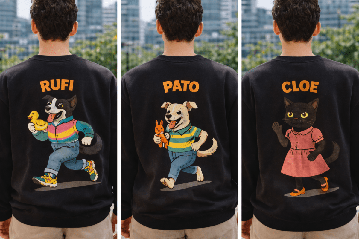 Sudadera personalizada con tu mascota - Impresión y Regalos 3D