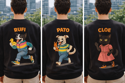 Sudadera personalizada con tu mascota - Impresión y Regalos 3D
