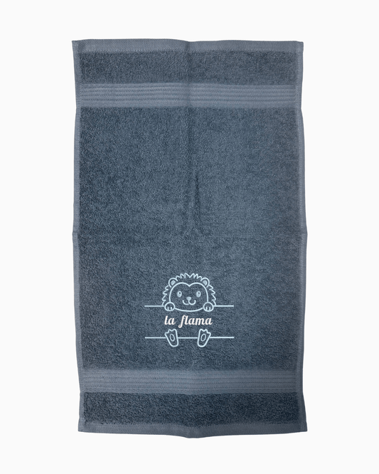 Toalla Bordada Personalizada Erizo 30x50 cm