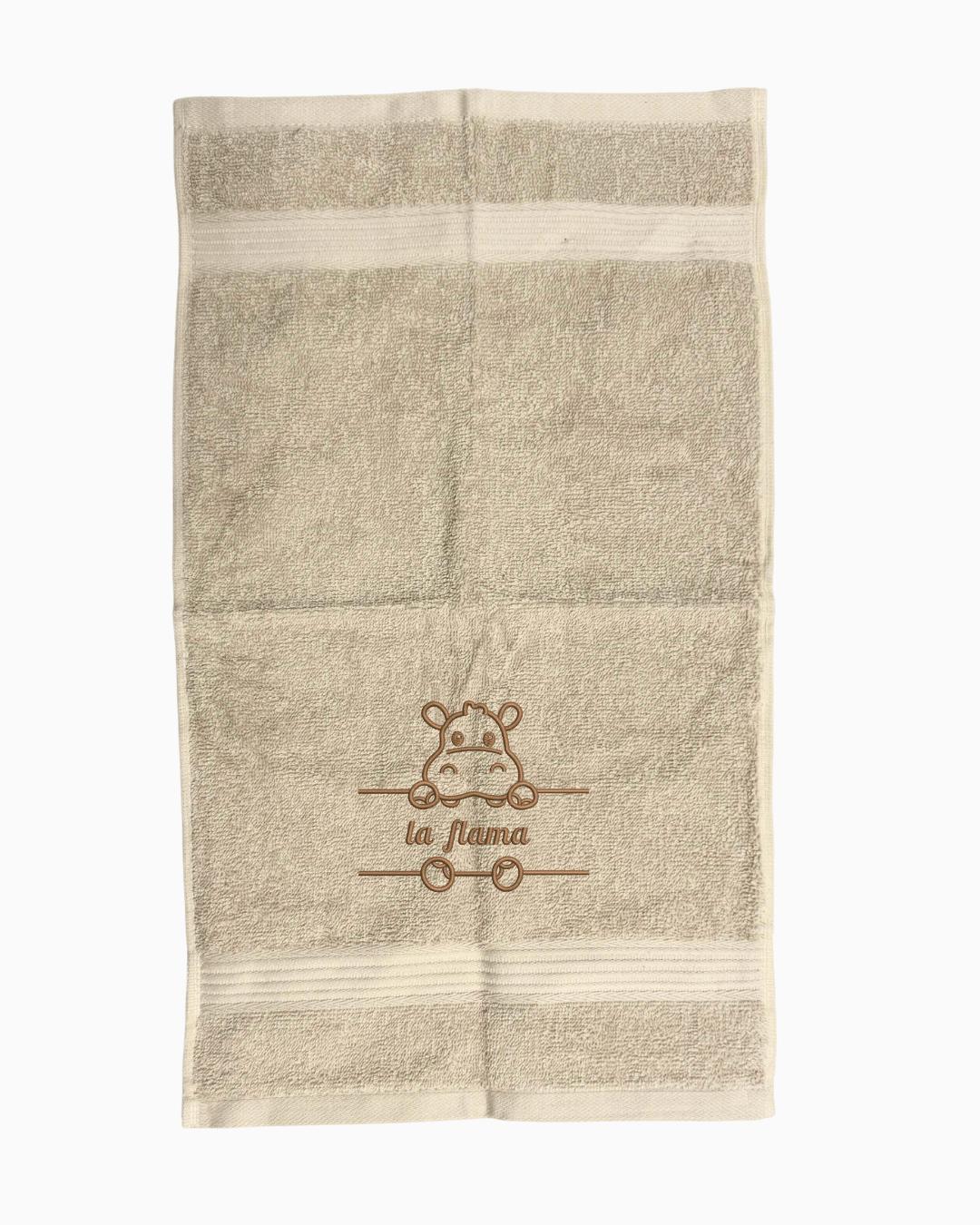 Toalla Bordada Personalizada Hipopótamo 30x50 cm