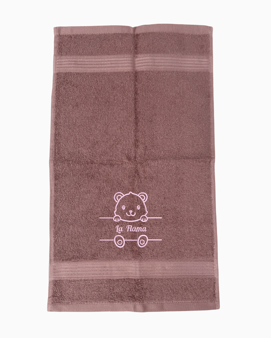 Toalla Bordada Personalizada Osito 30x50 cm